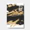 Designart - Gold and Black drift IV - Glam Premium Canvas Wall Art